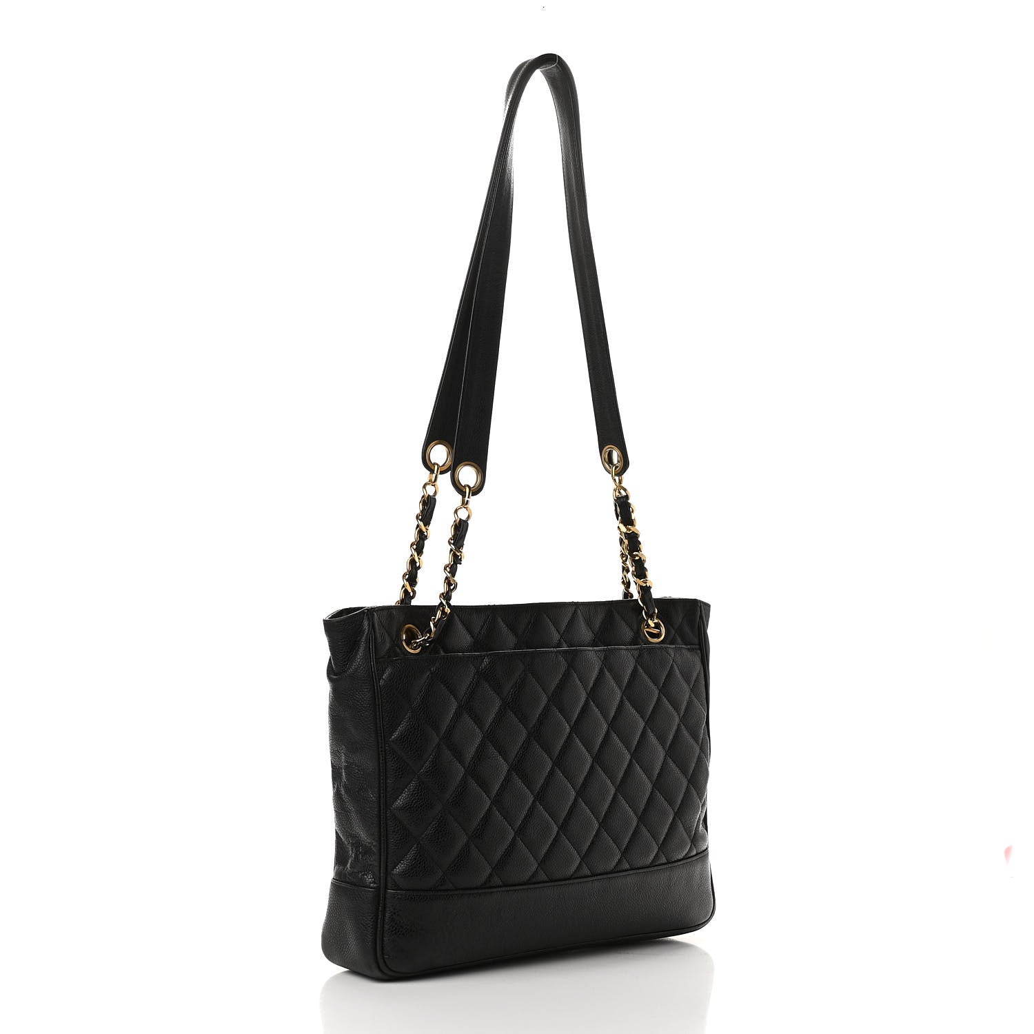 Chanel Caviar Quilted Shoulder Bag Black 2 of 10