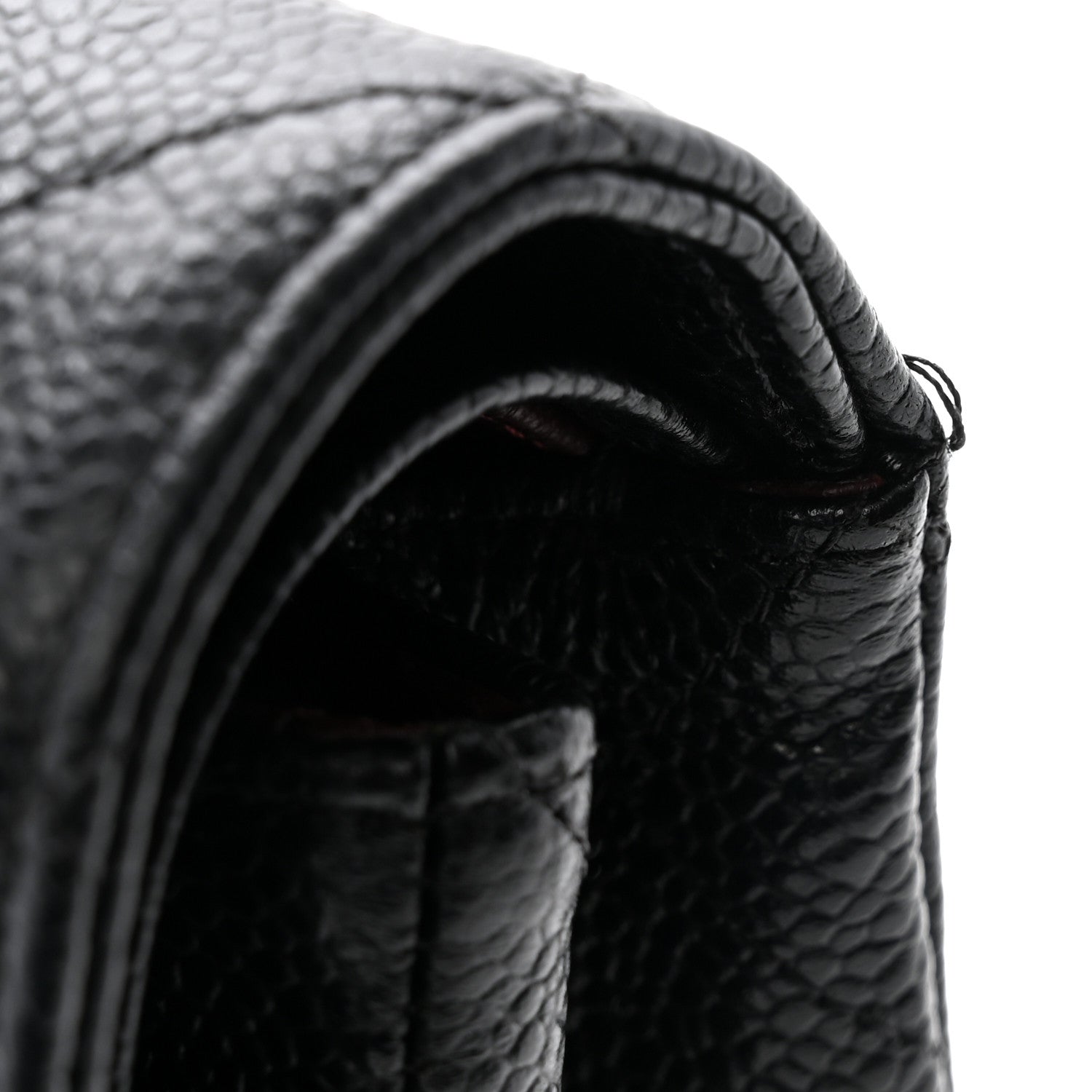Chanel Caviar Quilted Medium Double Flap Black 11 of 12