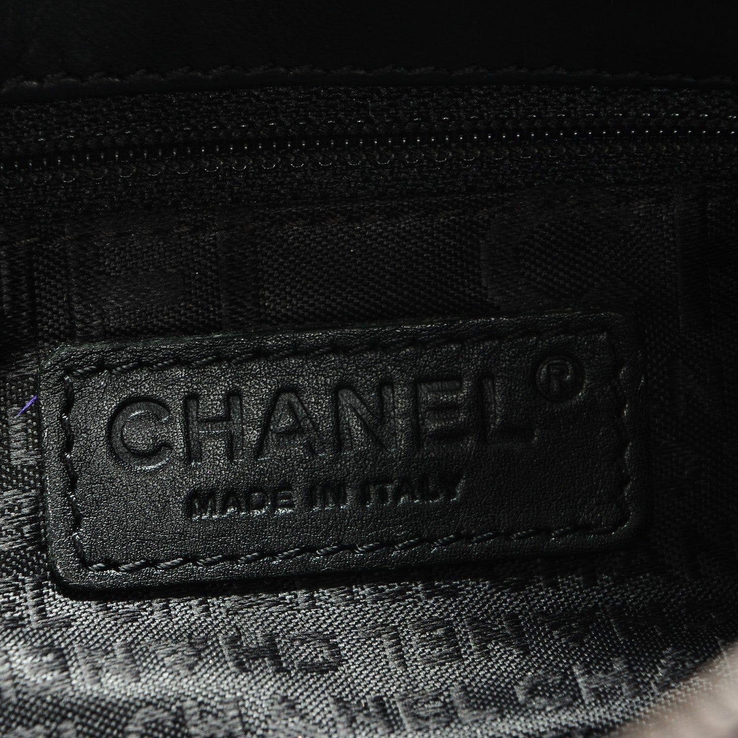 Chanel Lambskin Quilted Chocolate Bar Shoulder Bag Black 6 of 7