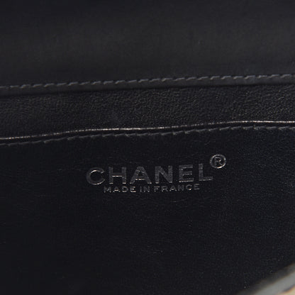 Chanel Lambskin Contrast Square Stitch Flap Black 6 of 12