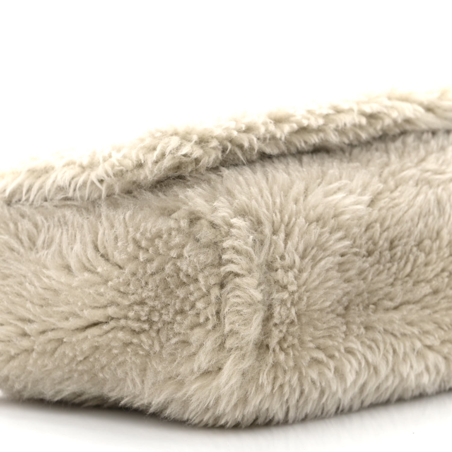 Saint Laurent Shearling Medium Monogram Kate Satchel Grey 9 of 13