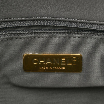 Chanel Lambskin Quilted Large Chanel 19 Flap Grey 6 of 10