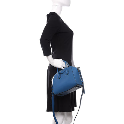 Givenchy Sugar Goatskin Mini Antigona Indigo Blue 2 of 10