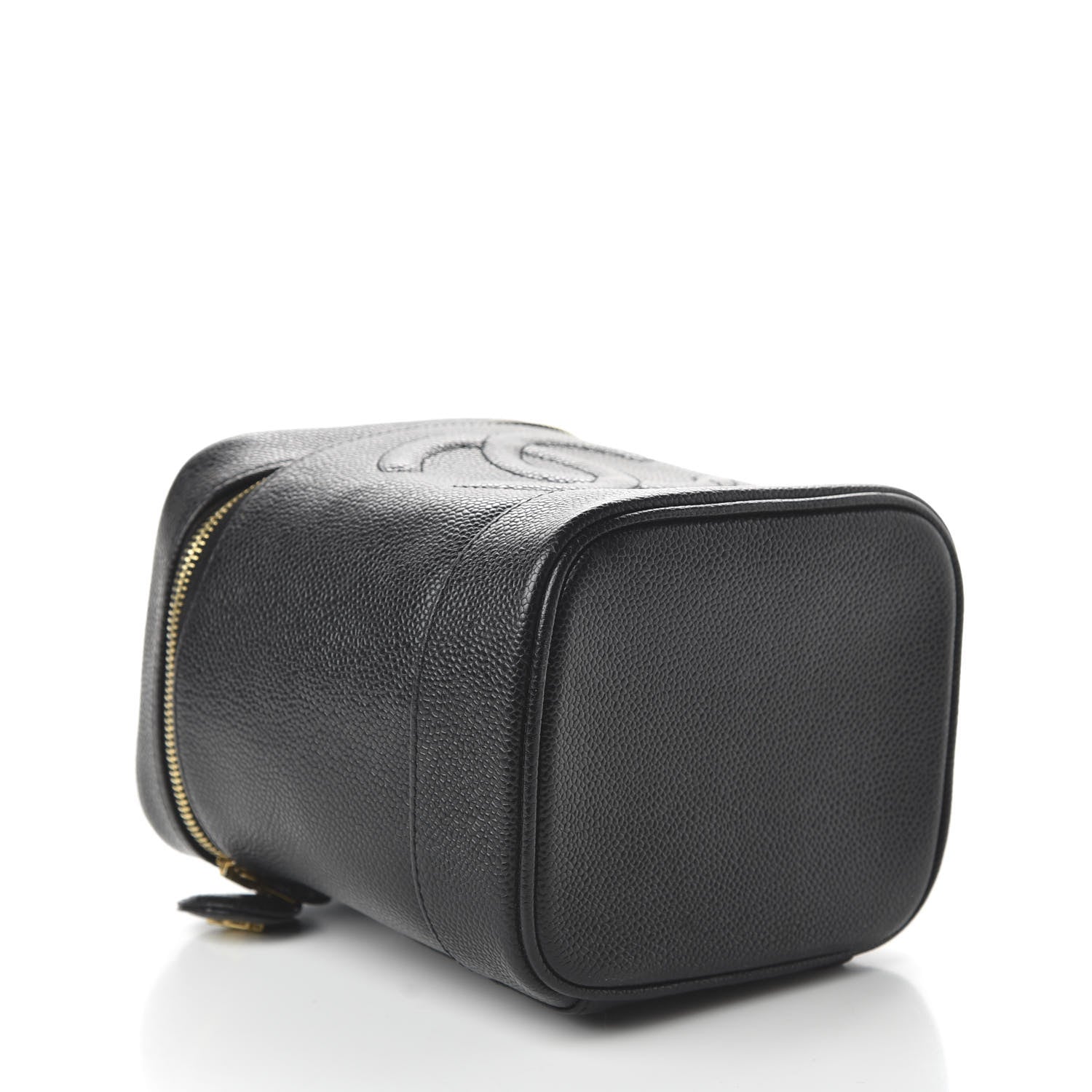 Chanel Caviar Vanity Cosmetic Case Black 4 of 11
