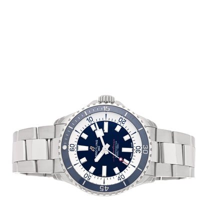 Breitling Stainless Steel 42mm SuperOcean Automatic Watch Blue A17375 2 of 5