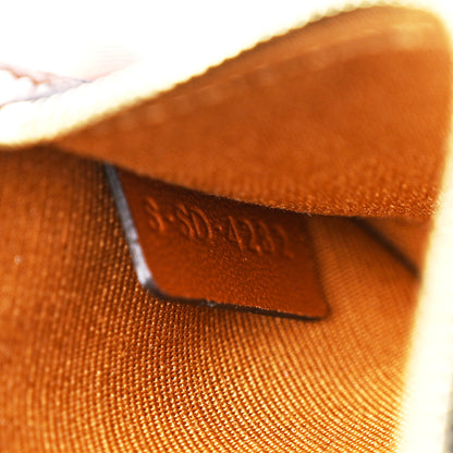 Celine Triomphe Canvas Zipped Card Holder Tan 6 of 10