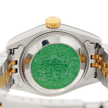 Rolex Stainless Steel 18K Yellow Gold Mother of Pearl 26mm Oyster Perpetual DateJust Watch Roman 79173 4 of 4