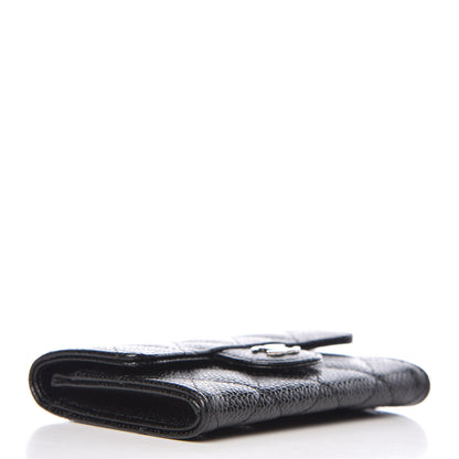 Chanel Caviar Quilted Flap Card Holder Black 4 of 8