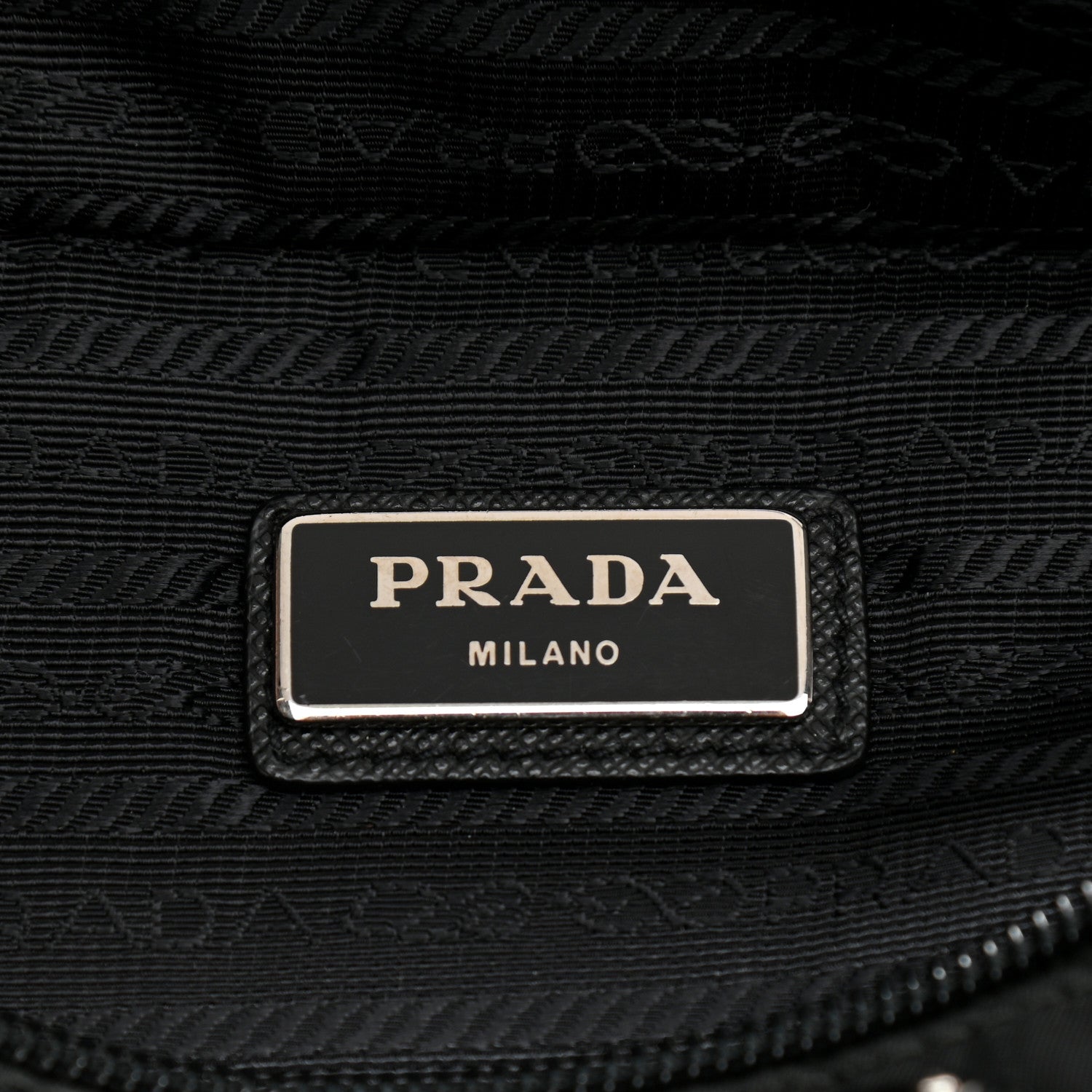 Prada Tessuto Nylon Montagna Belt Bag Black 6 of 7