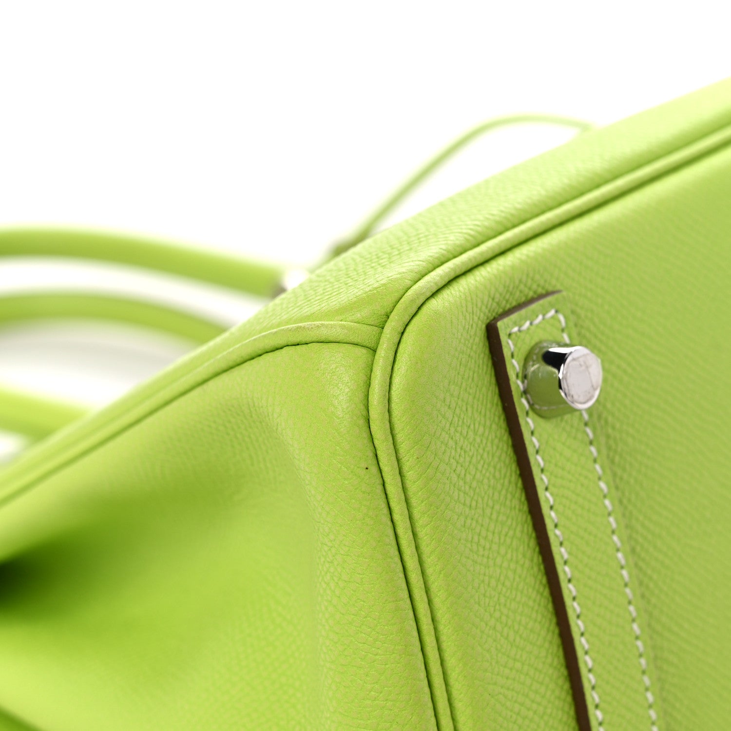 Hermes Epsom Candy Birkin 30 Kiwi Lichen 8 of 15