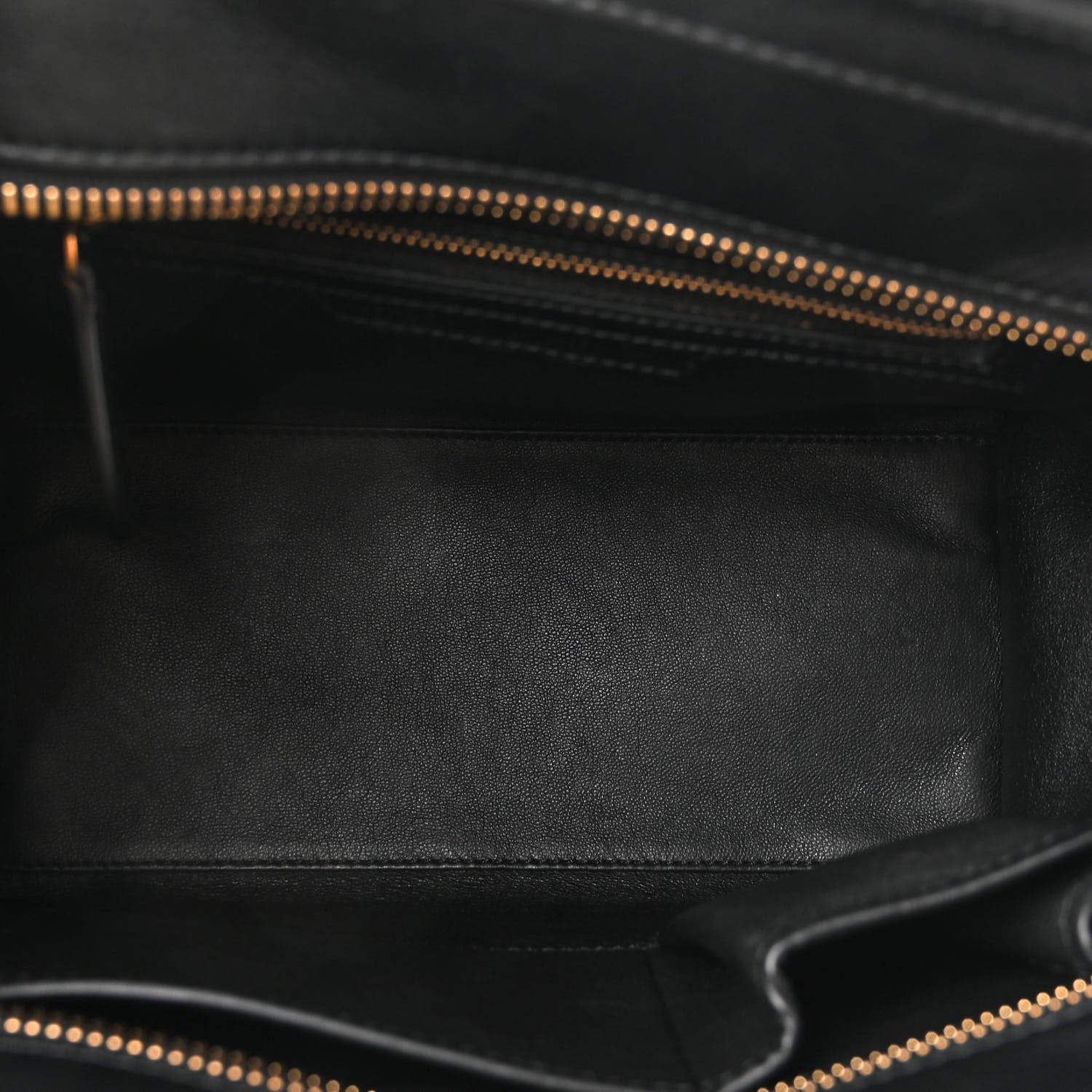 Celine Drummed Calfskin Micro Tri-Color Luggage Rust 5 of 9