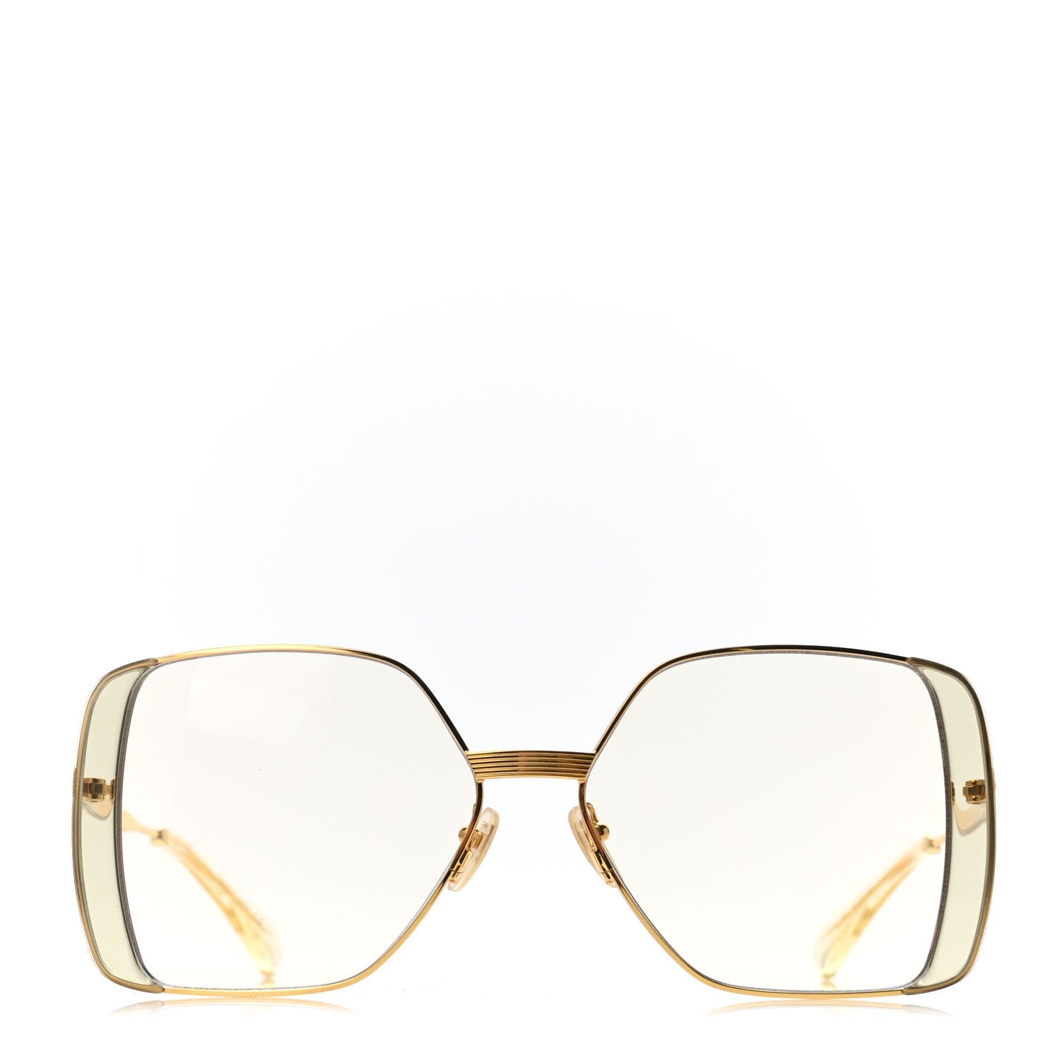 Gucci Square Frame GG0992S Sunglasses Gold 2 of 4