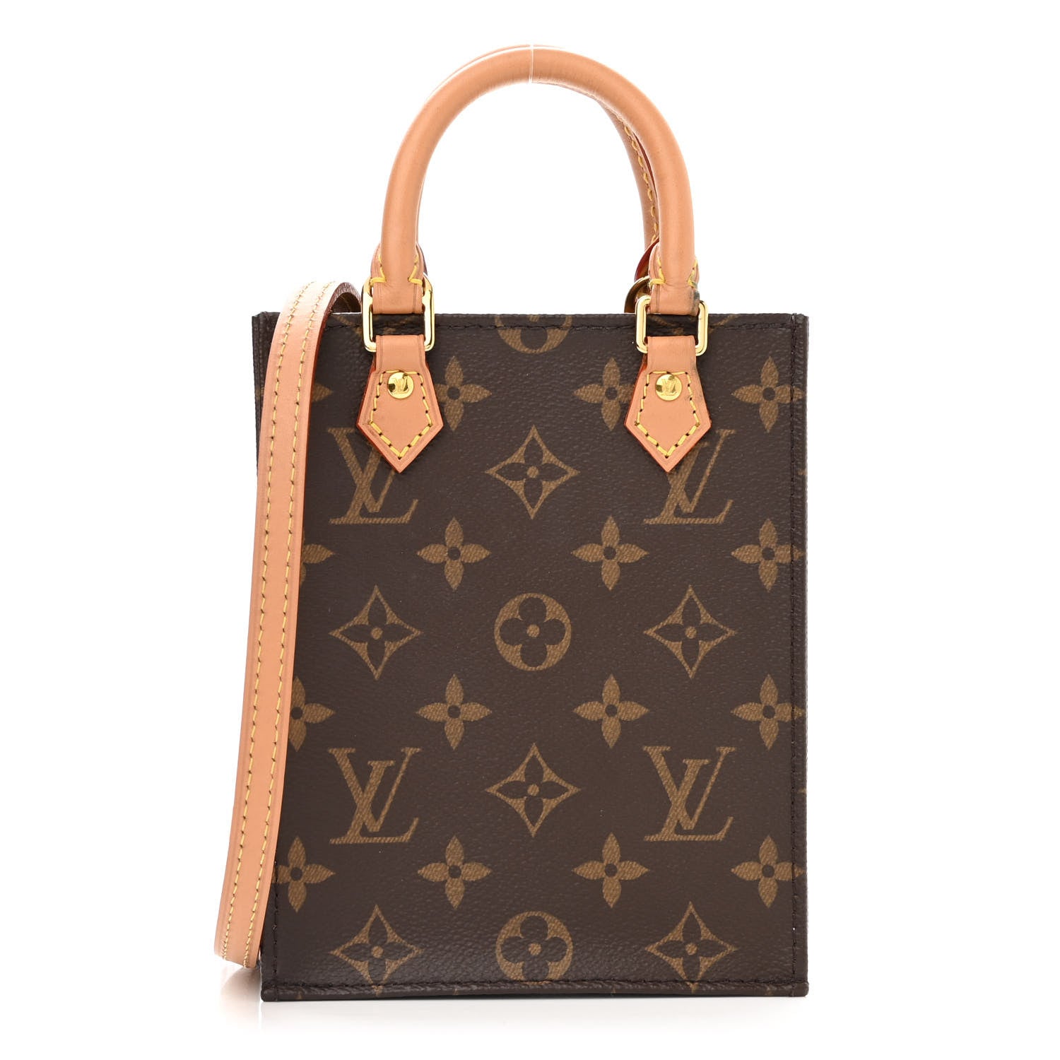 Louis Vuitton Monogram Petit Sac Plat 1 of 11