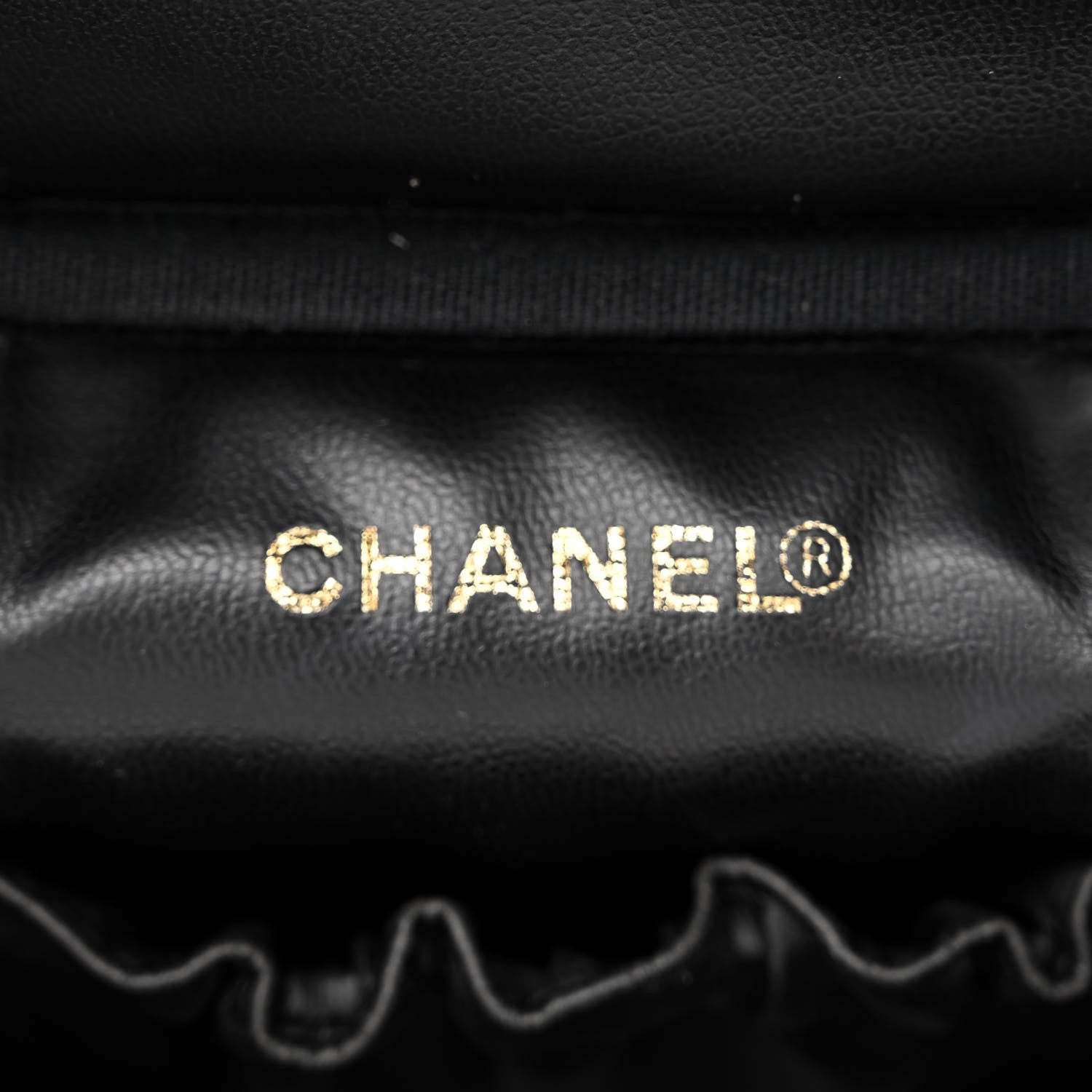 Chanel Caviar Vanity Cosmetic Case Black 6 of 11