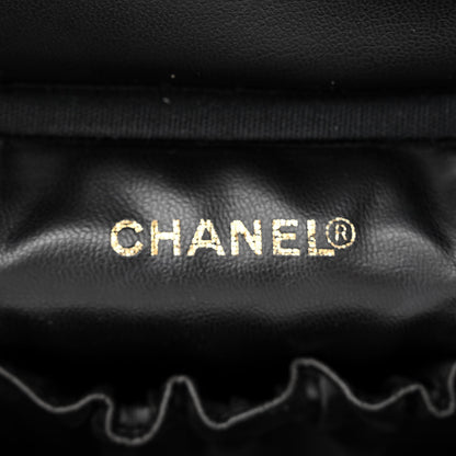 Chanel Caviar Vanity Cosmetic Case Black 6 of 11