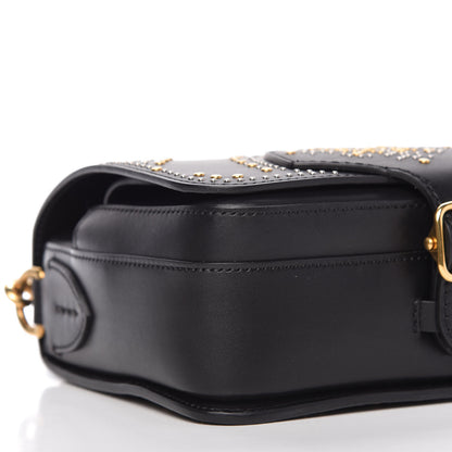 Burberry Calfskin Studded Square Satchel Black 6 of 10