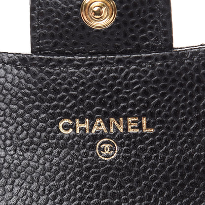 Chanel Caviar Quilted Flap Card Holder Black 6 of 9