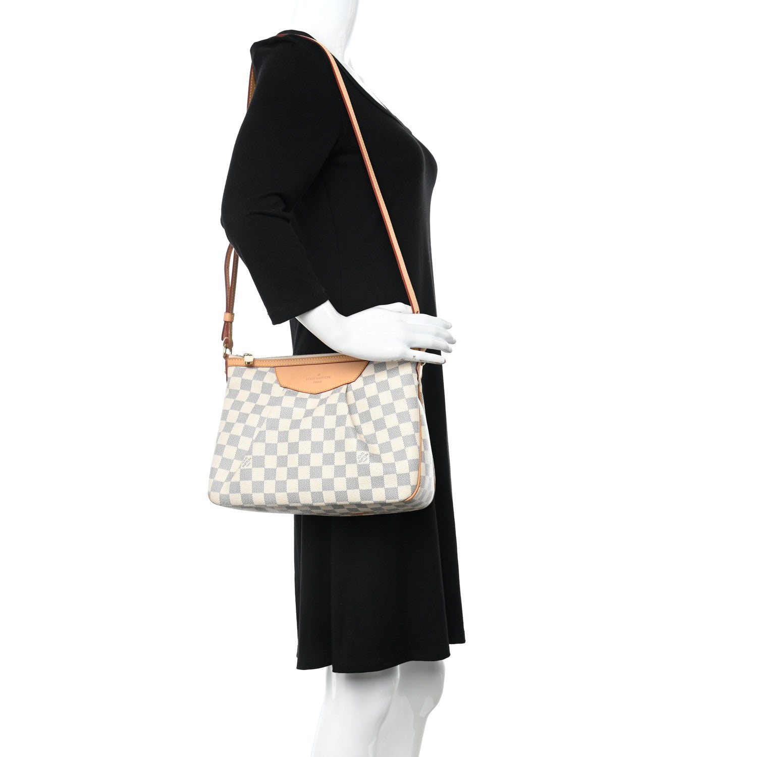 Louis Vuitton Damier Azur Siracusa PM 2 of 9