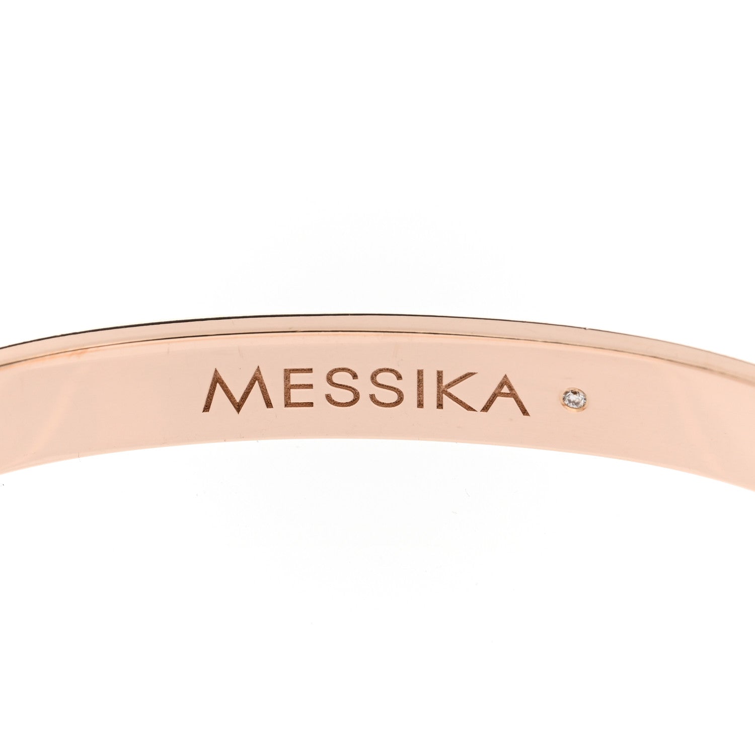 Messika 18K Rose Gold Diamond Move Noa Bangle Bracelet 4 of 5