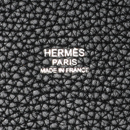 Hermes Taurillon Clemence Picotin PM Black 14 of 17