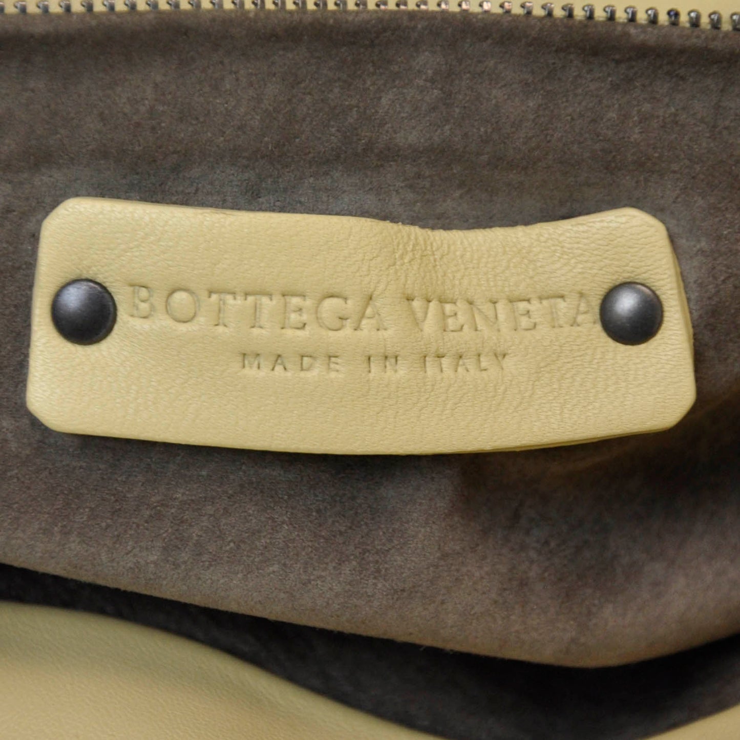 Nappa Intrecciato Tote Cream