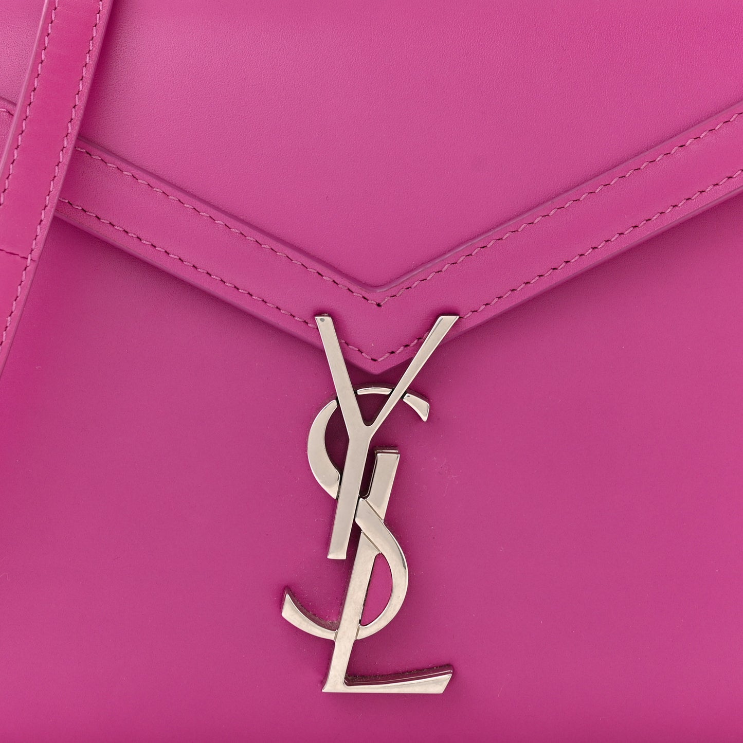 Calfskin Mini Classic Monogram Cassandra Top Handle Bag Electric Fuchsia