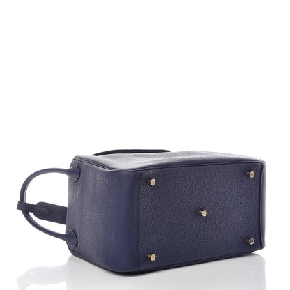 Hermes Taurillon Clemence Lindy 30 Bleu Encre 4 of 14