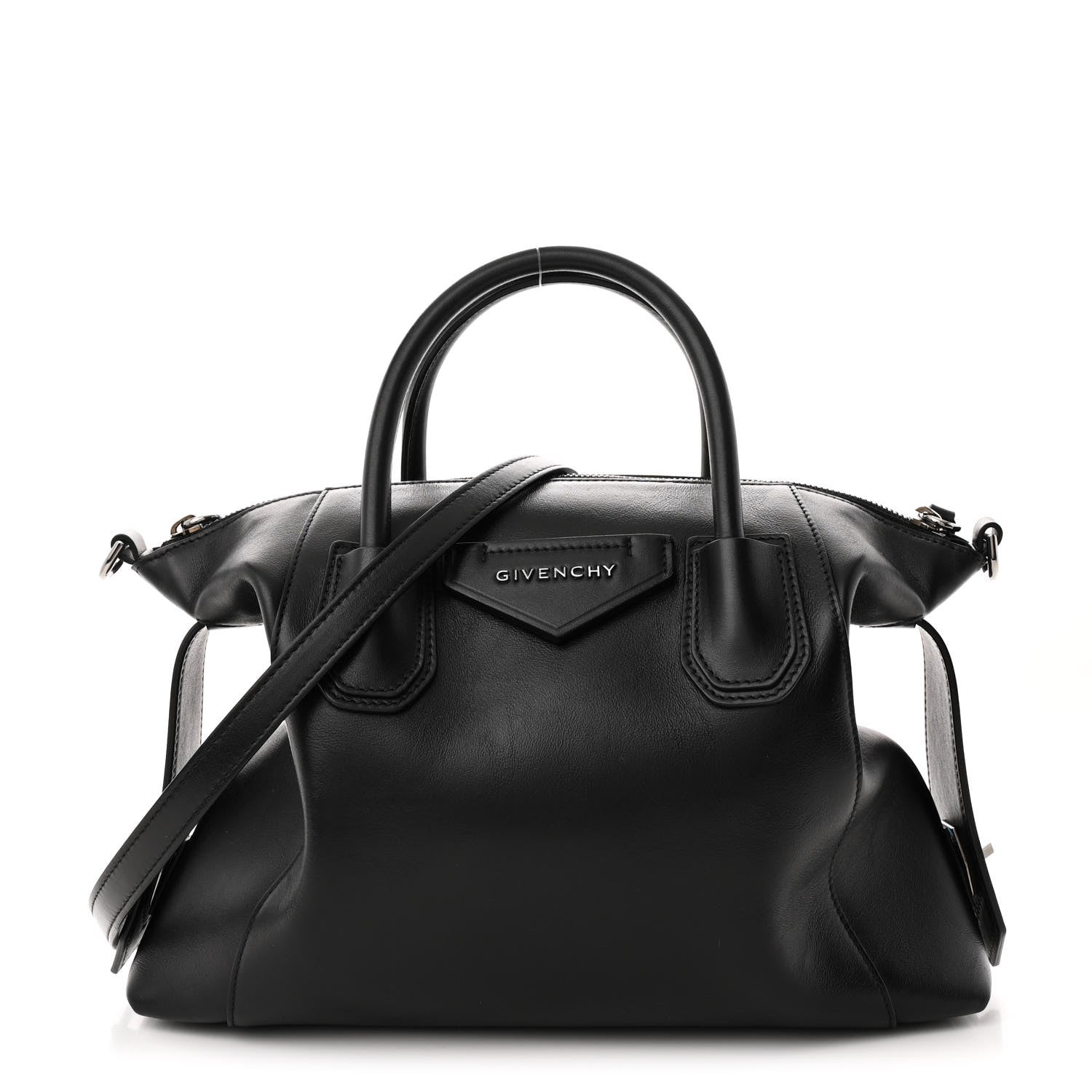 Givenchy Smooth Calfskin Small Soft Antigona Black 1 of 9