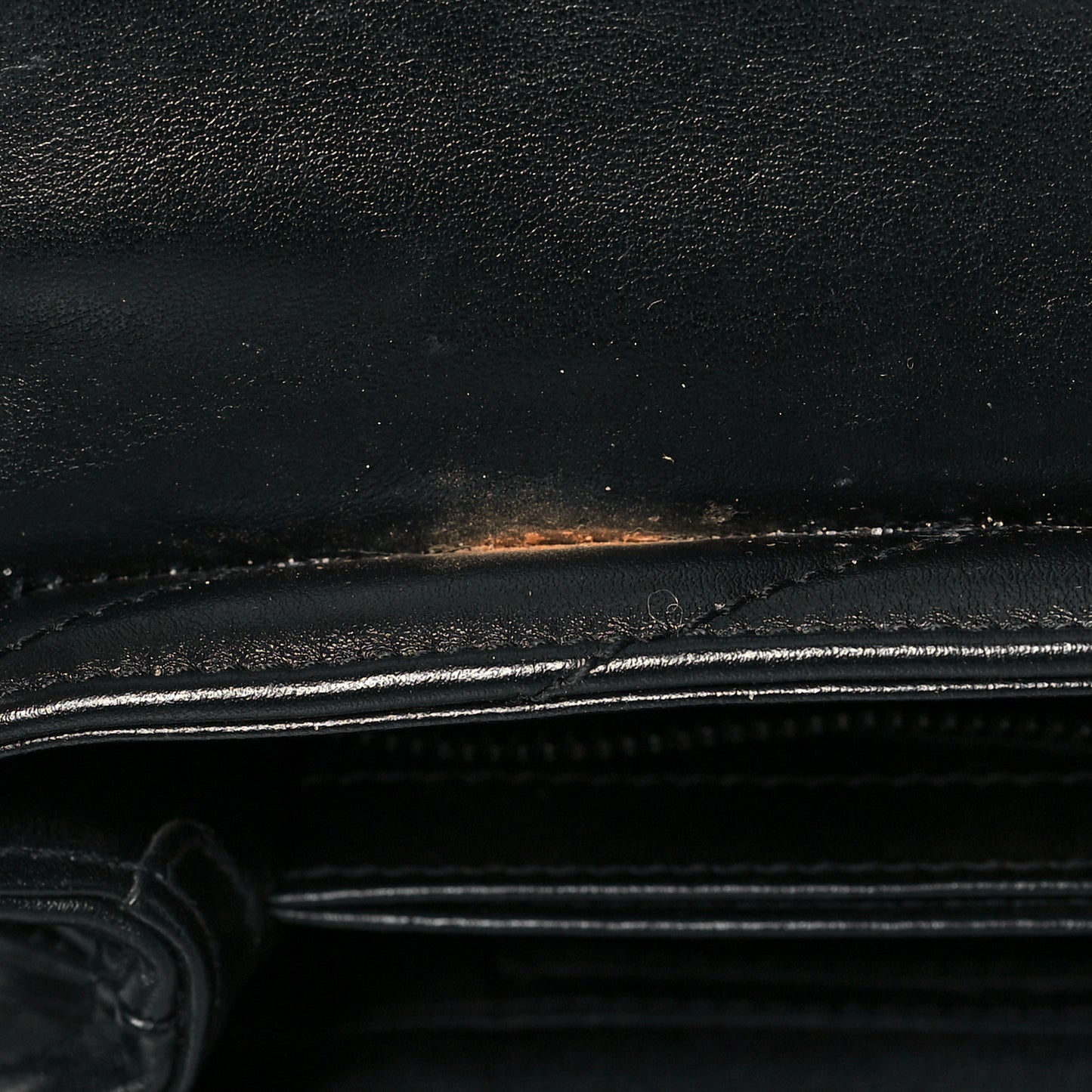 Calfskin Y Quilted Monogram Toy Loulou Crossbody Bag Black