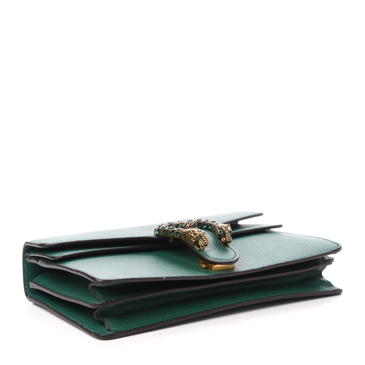 Pebbled Calfskin Small Dionysus Shoulder Bag Emerald