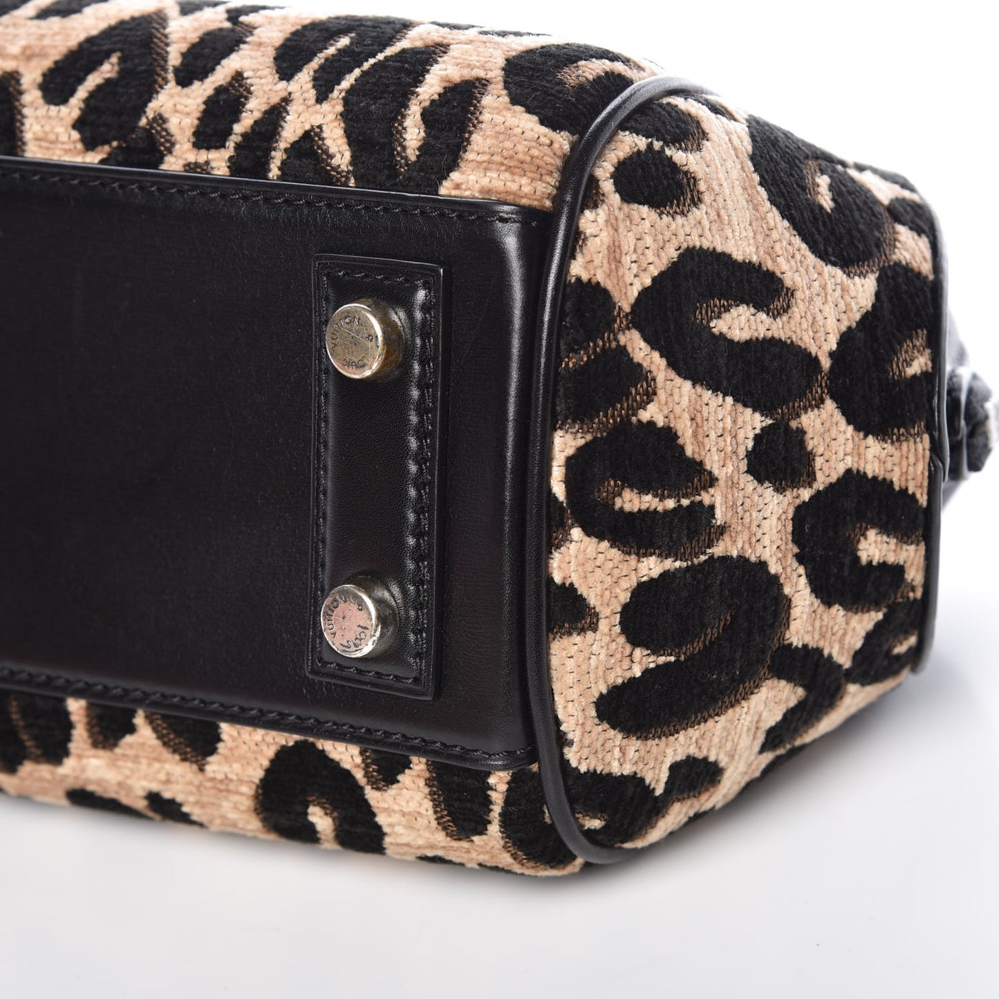 Jacquard Velvet Leopard Print Stephen Sprouse Baby Bag