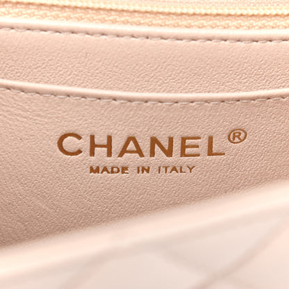 Chanel Lambskin Quilted Mini Rectangular Flap Beige 5 of 8