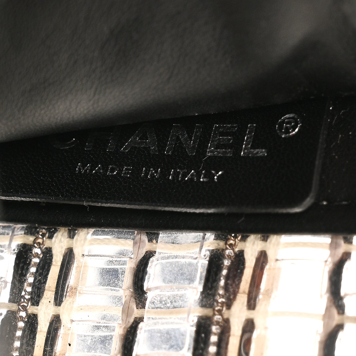 Chanel PVC Thread Woven Medium Boy Flap Black 6 of 13