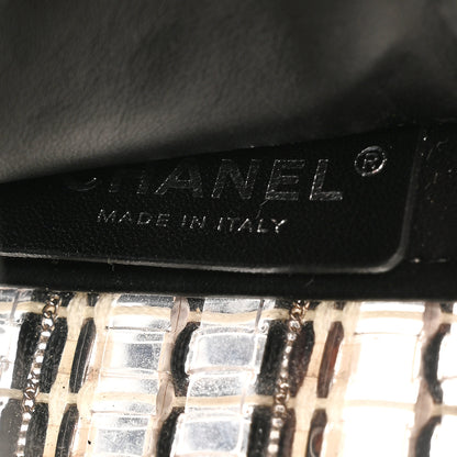 Chanel PVC Thread Woven Medium Boy Flap Black 6 of 13