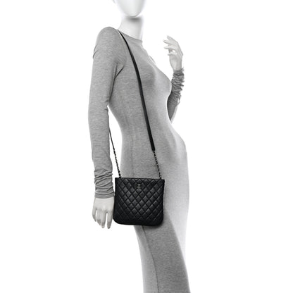 Chanel Aged Calfskin Quilted Crossbody Bag Black 2 of 12