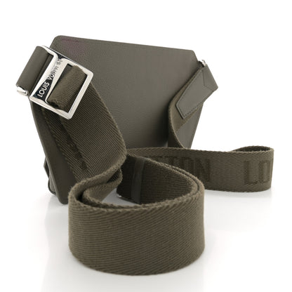 Louis Vuitton Grained Calfskin Aerogram Slingbag Khaki 3 of 10