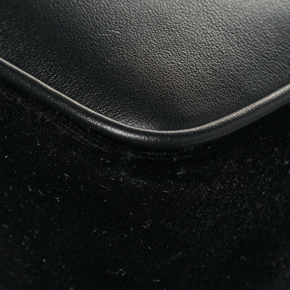 Saint Laurent Velour Matelasse Monogram Lou Belt Bag Black 10 of 11