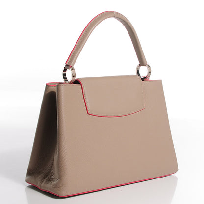 Louis Vuitton Taurillon Capucines MM Galet Litchi 3 of 8