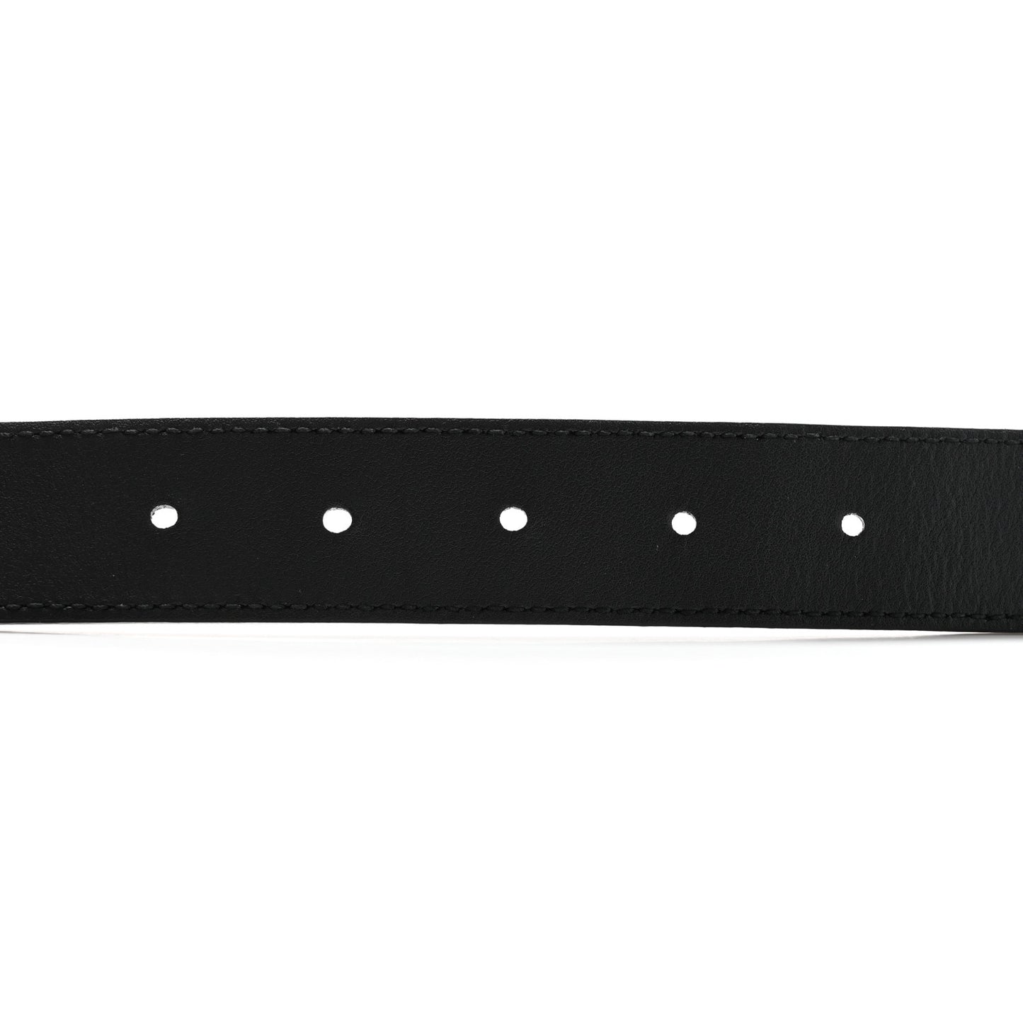 Moon Calfskin Double G 30mm Belt 75 30 Black