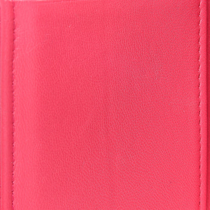 Chanel Lambskin Quilted Compact Boy Wallet Fuchsia 9 of 17