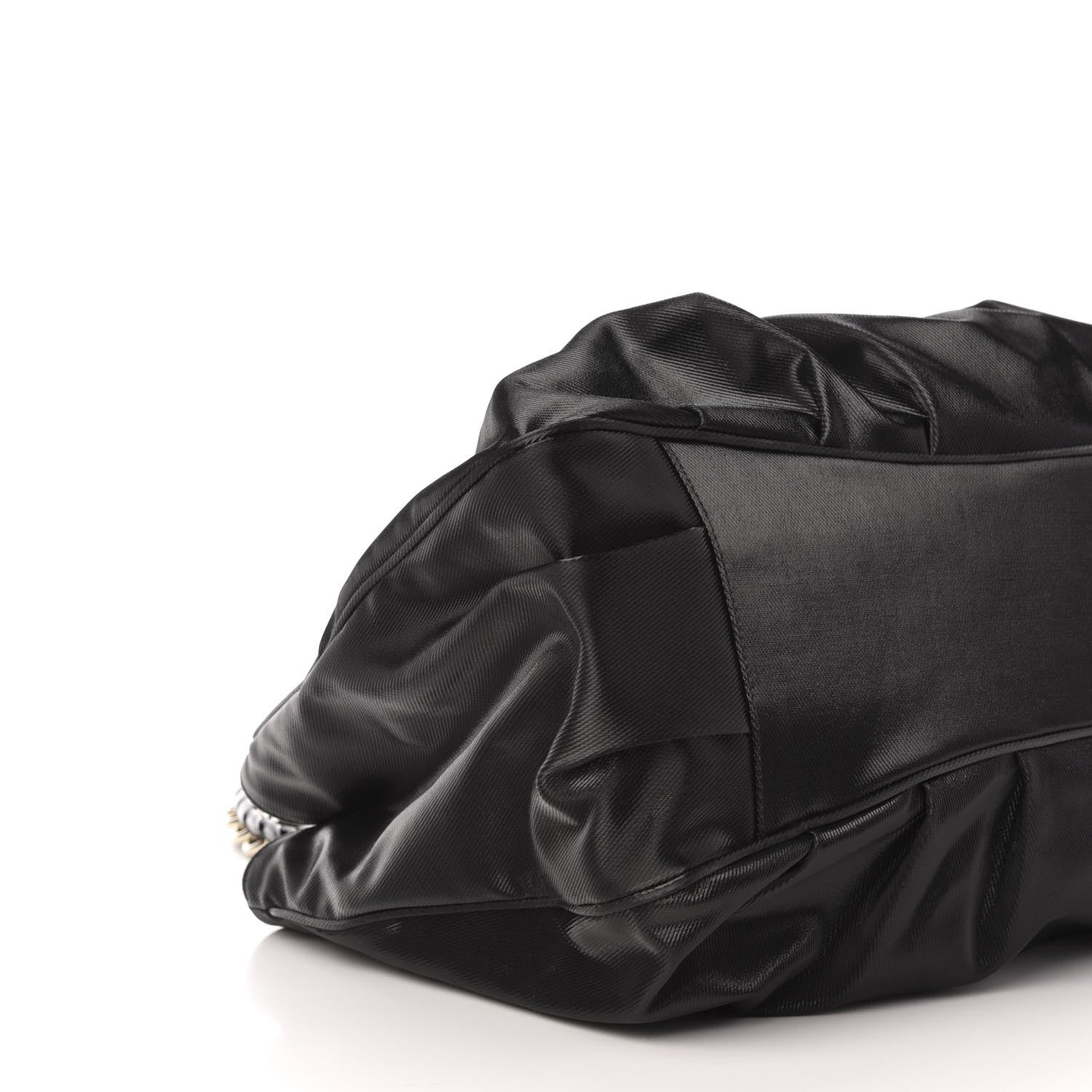 Fendi Canvas Mia Tote Black 7 of 9