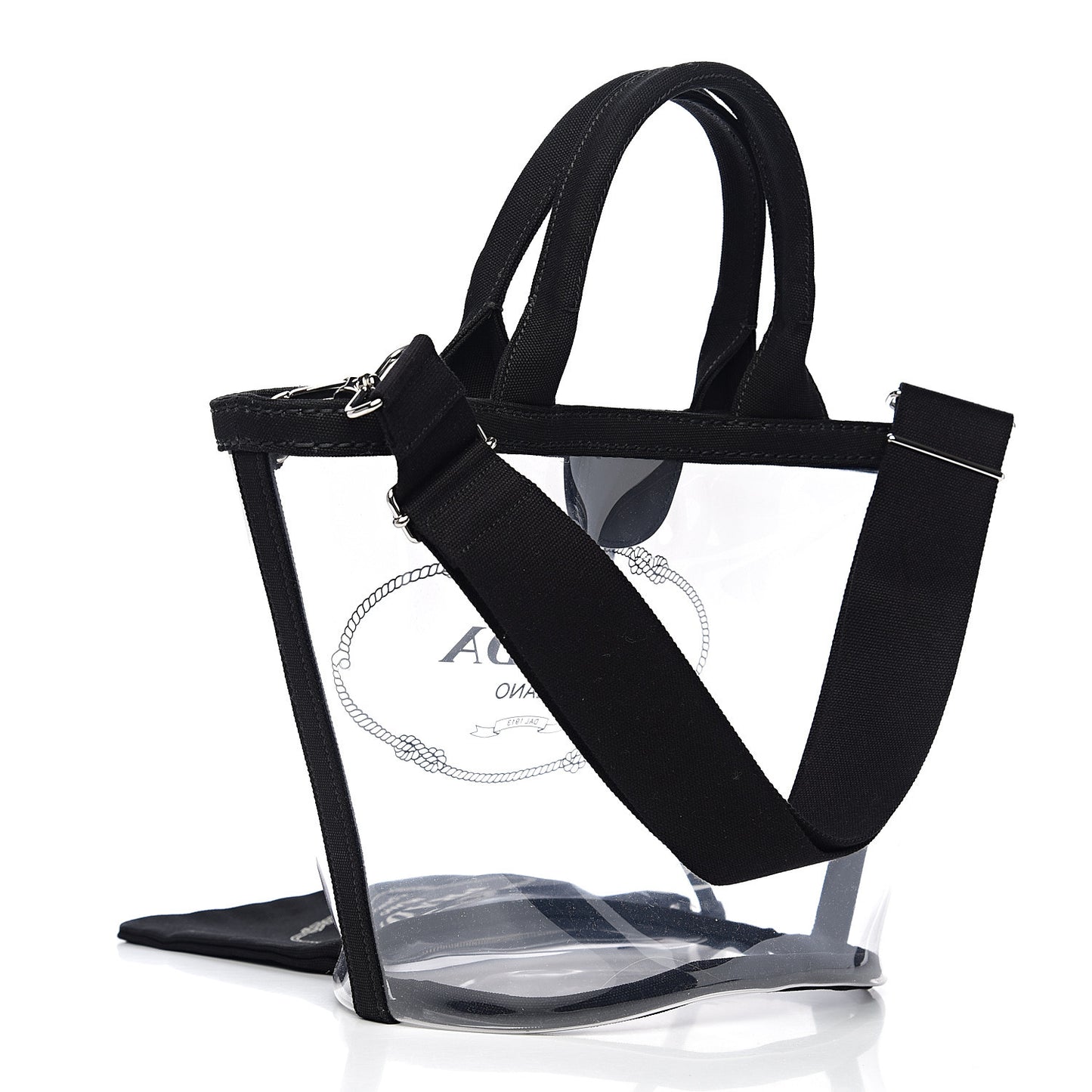 Plexiglass Canapa Small Shopper Tote Black