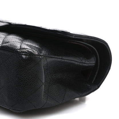 Chanel Caviar Quilted Medium Double Flap Black 10 of 11