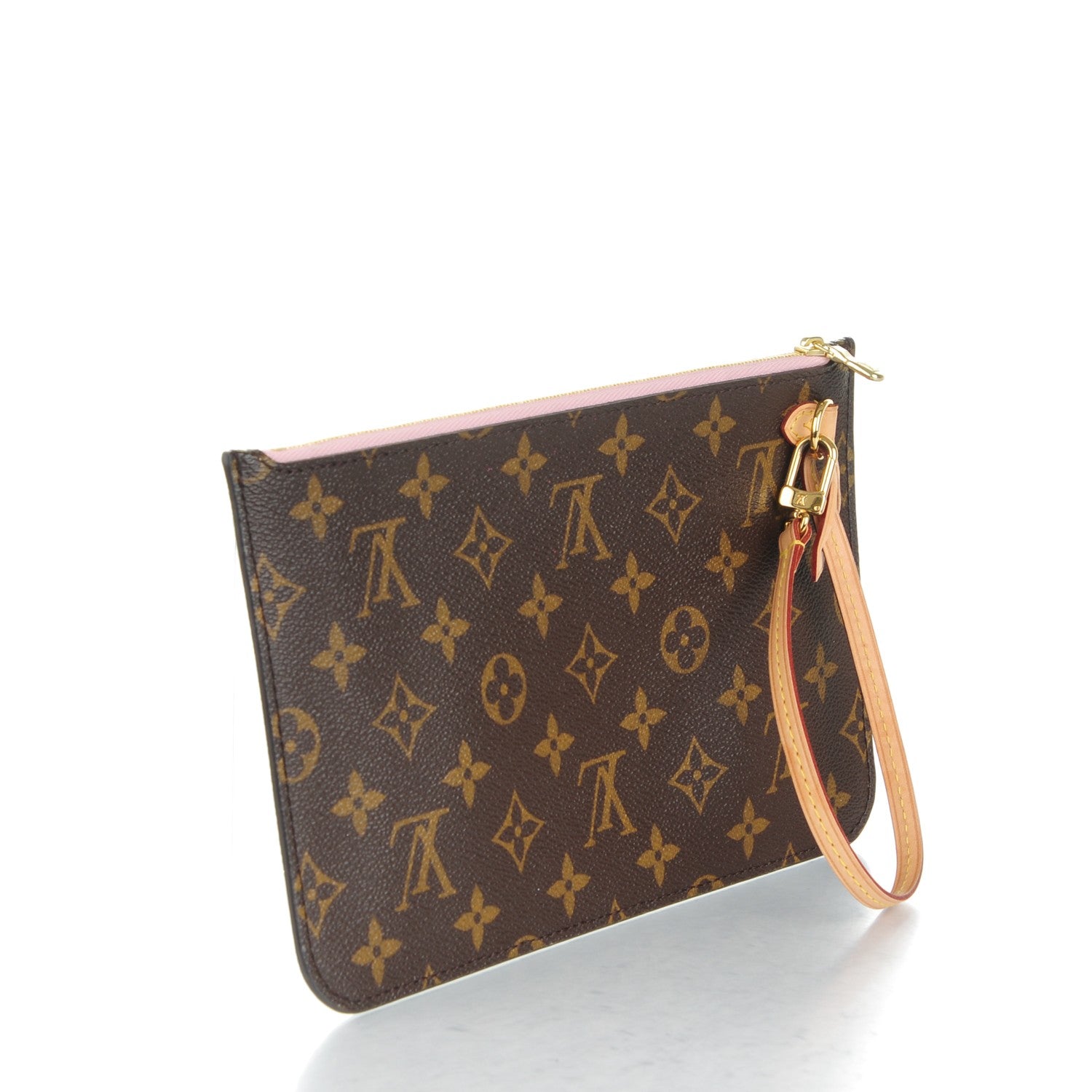 Louis Vuitton Monogram Neverfull MM GM Pochette Rose Ballerine 3 of 7