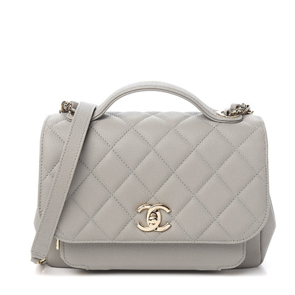 Chanel Caviar Quilted Medium Business Affinity Flap Grey 1 of 10