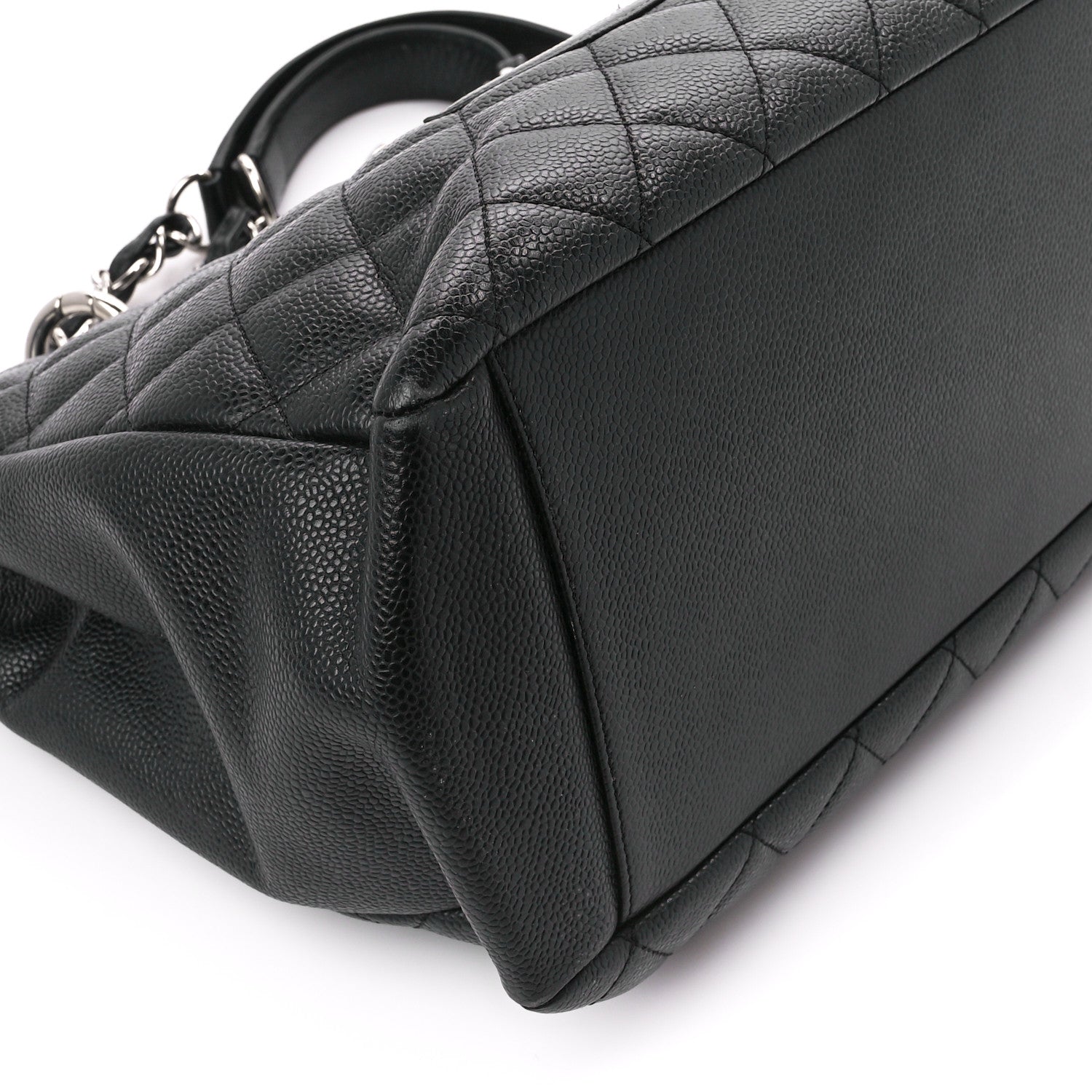 Chanel Caviar Quilted Grand Shopping Tote GST Black 11 of 12