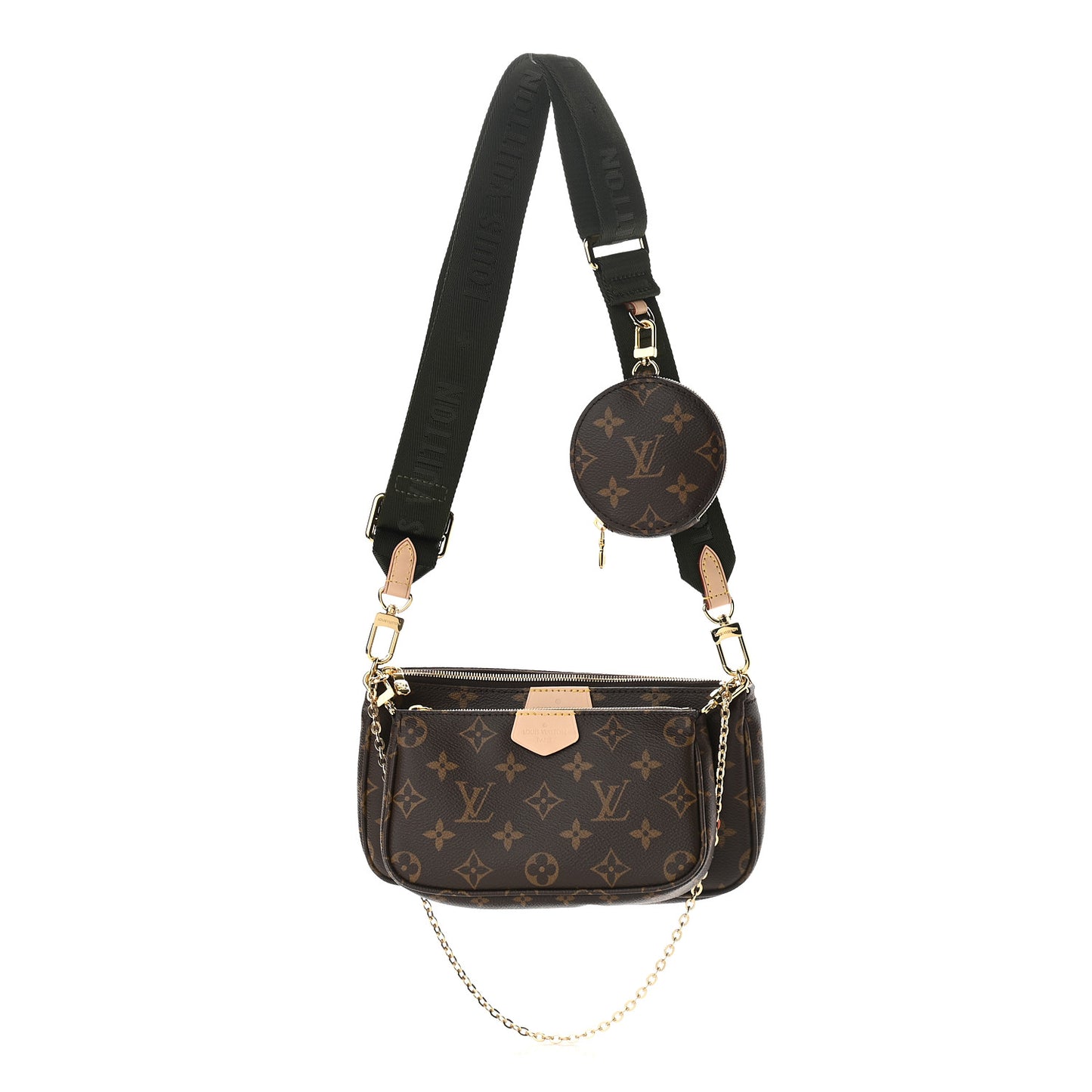 Monogram Multi Pochette Accessories Kaki