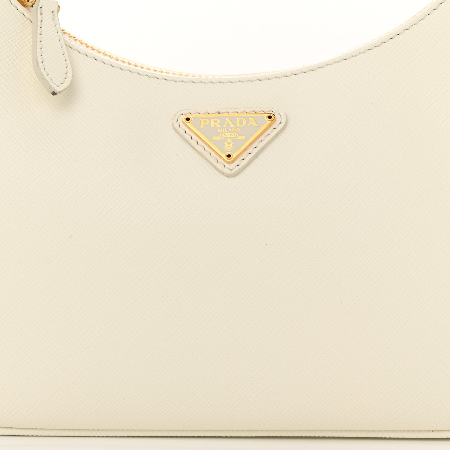 Prada Saffiano Re-Edition 2005 Shoulder Bag White 9 of 12