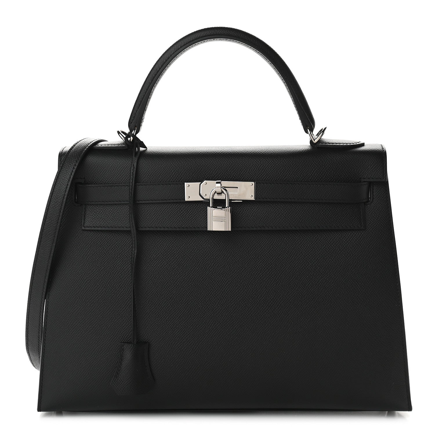 Hermes Epsom Kelly Sellier 32 Black 1 of 11