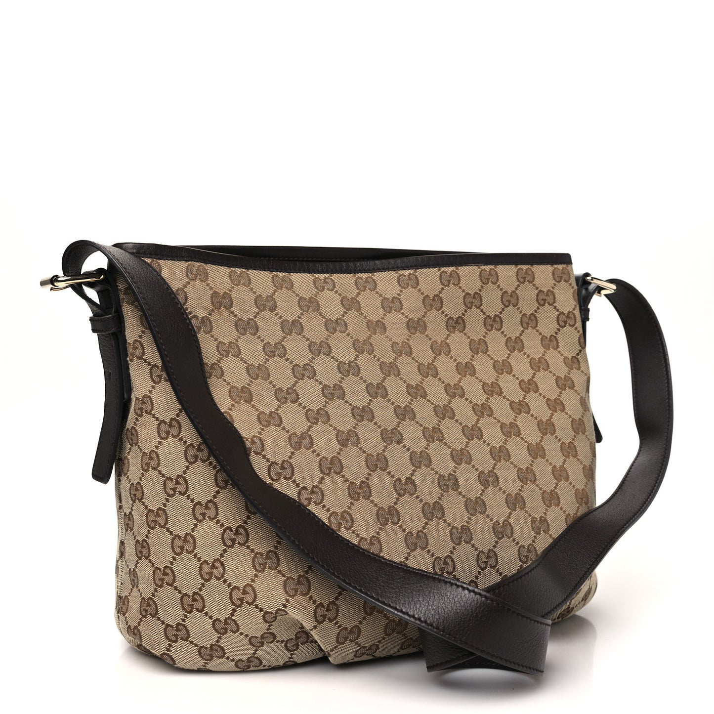 Monogram Messenger Bag Dark Brown